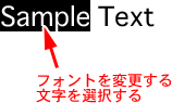 text