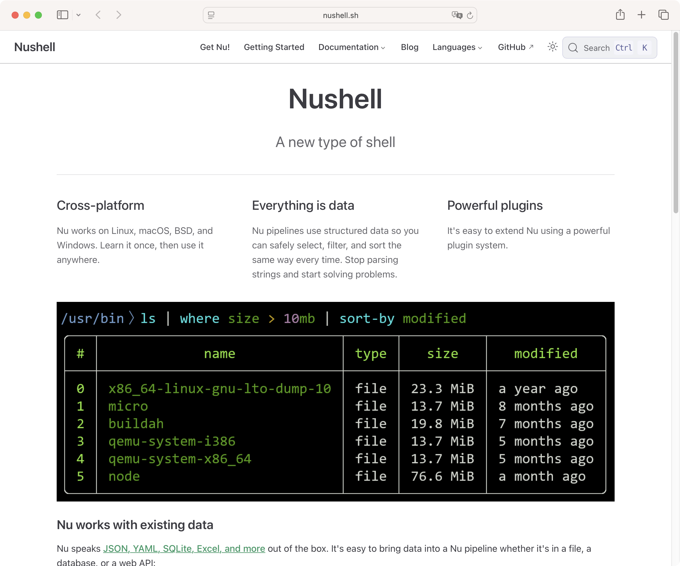 ファイルをOSのアプリケーションで開く