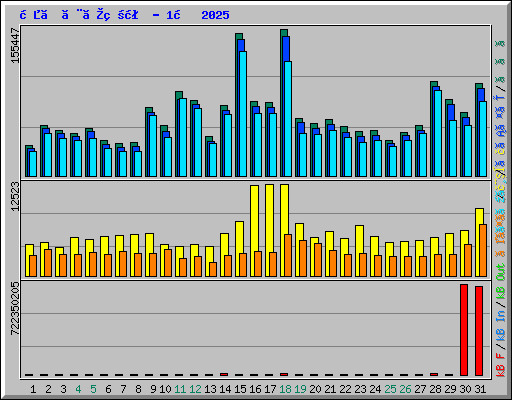 日ごとの状況 - 1月 2025