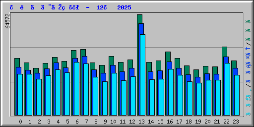 時間ごとの状況 -  12月 2025