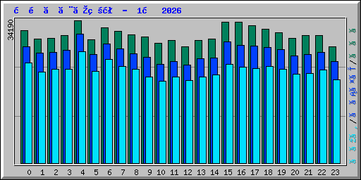 時間ごとの状況 -  1月 2026